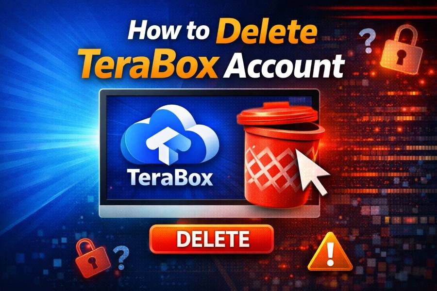 how to delete terabox account